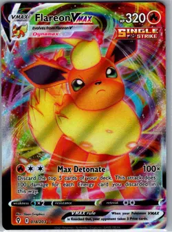 Flareon VMAX 018/203 SWSH07: Evolving Skies - Pokemon Card - NM - Image 1