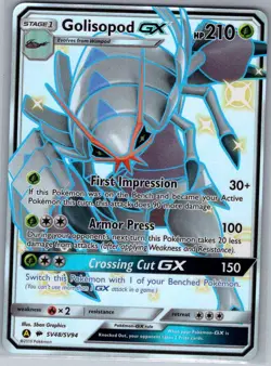 Golisopod GX SV48/SV94 Hidden Fates: Shiny Vault - Pokemon Card - NM - Image 1