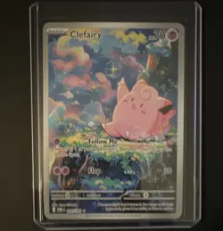 2026 Pokemon TCG Clefairy Illustration Rare Holo Scarlet & Violet 151 094/088 - Image 1