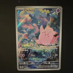 2026 Pokemon TCG Clefairy Illustration Rare Holo Scarlet & Violet 151 094/088 - Image 2
