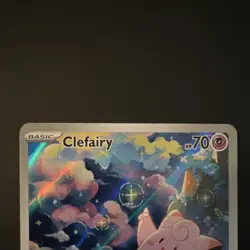 2026 Pokemon TCG Clefairy Illustration Rare Holo Scarlet & Violet 151 094/088 - Image 4