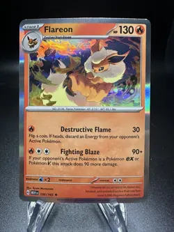 Flareon - Holo - 136/165 Scarlet & Violet 151 - Pokemon TCG - Image 1