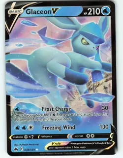 Glaceon V - 38/159 Crown Zenith - Pokemon TCG - 2023 - Image 1
