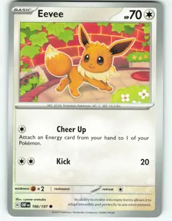 Eevee - 166/197 Obsidian Flames - Pokemon TCG - 2023 - Image 1