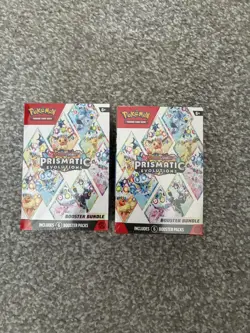 Pokemon TCG Prismatic Evolutions Booster Bundles X2 Brand New Sealed - Image 1