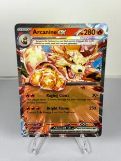 Arcanine ex 032/198 Double Rare Scarlet & Violet Pokemon Holo Near Mint - Image 1