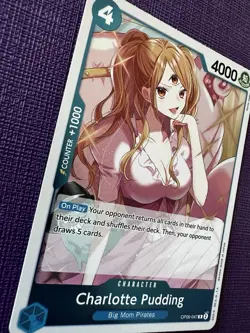 Charlotte Pudding OP06-047 (Rare) Wings of The Captain ONE PIECE Card Game - Image 4