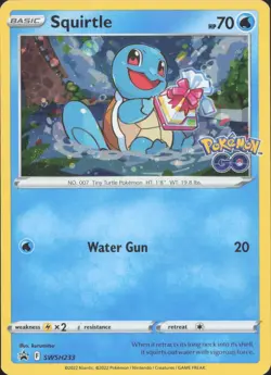 Squirtle SWSH233 Holo Promo Sword & Shield Promo Pokemon Near Mint - Image 1