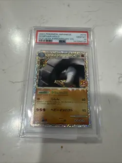 Donphan 019/025 PCP 25th Anniversary Promo Holo PSA 10 Japanese Pokemon TCG - Image 1