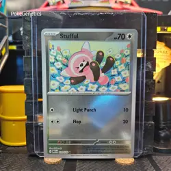Stufful Mega Evolution Reverse Holo Pokemon TCG 111/132 ME01 Common - Image 1