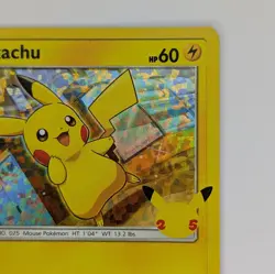 Pikachu 25/25 Holo Pokemon McDonald's 25th Anniversary Promo Card - Image 3