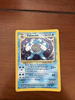 Pokemon TCG Base Set Poliwrath 13/102 - Image 1