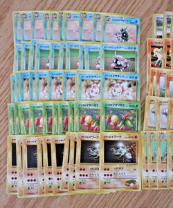 Pokemon Cards Bulk 100 Old Back Japanese Gym Heroes Challenge Good Condition - Image 3