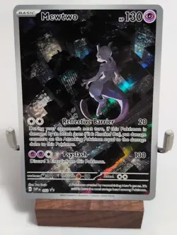 Pokemon TCG Mewtwo 052 SV Scarlet & Violet Black Star Promo Holo English 130 HP - Image 1