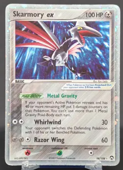 Pokemon Skarmory ex #98/108 English Power Keepers Cosmos Holo Rare - Image 1