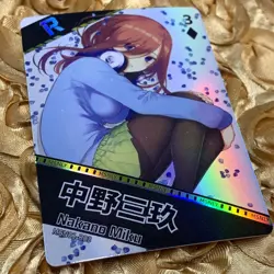 Miku Nakano The Quintessential Quintuplets Sexy Anime Waifu Foil R Card - Image 2