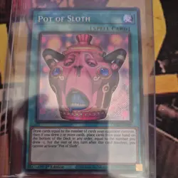 CORI-EN061 Pot of Sloth Secret Rare 1st Ed YuGiOh - Image 1