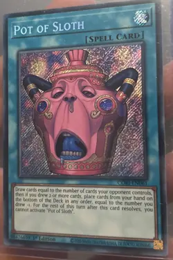 CORI-EN061 Pot of Sloth Secret Rare 1st Ed YuGiOh - Image 4