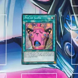 CORI-EN061 Pot of Sloth Secret Rare 1st Ed Near Mint YuGiOh Card - Image 1