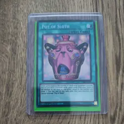 CORI-EN061 Pot of Sloth Secret Rare 1st Ed YuGiOh - Image 1