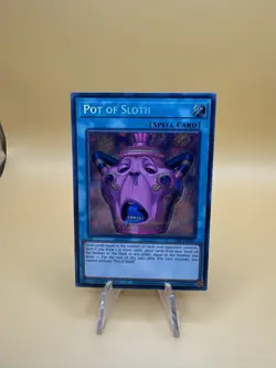 CORI-EN061 Pot of Sloth Secret Rare 1st Ed YuGiOh - Image 1