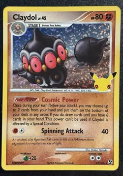 Claydol 15/106 - Pokemon TCG 25th Anniversary Celebrations Holo - NM/M Card - Image 1
