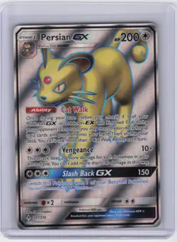 Persian GX (Full Art) Ultra Rare SM - Unbroken Bonds 207/214 NM - Image 1