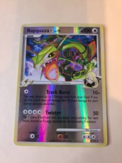 Rayquaza C 8/147 Supreme Victors Reverse Holo (2009) LP Rare - Image 1