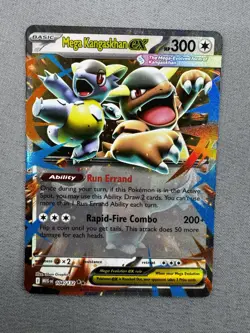 Mega Kangaskhan ex 104/132 Me01: Mega Evolution Holo Full Art MINT - Image 2