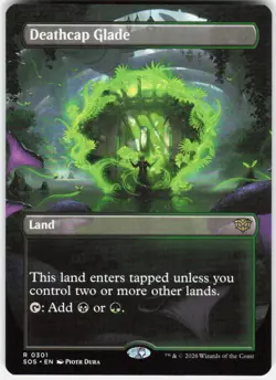 Deathcap Glade Borderless 301 Secrets of Strixhaven Magic the Gathering - Image 1