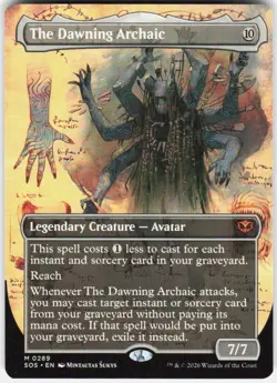The Dawning Archaic Borderless 289 Secrets of Strixhaven Magic the Gathering - Image 1