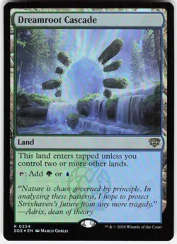 Dreamroot Cascade Foil 254 Secrets of Strixhaven Magic the Gathering - Image 1