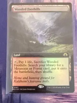 Wooded Foothills (Extended Art) Modern Horizons 3 Foil - Image 1