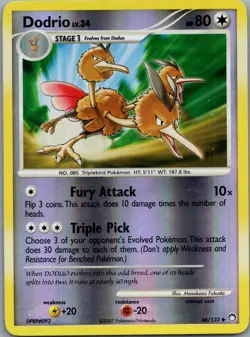 Dodrio 46/123 Reverse Holo Mysterious Treasures NM - Image 1