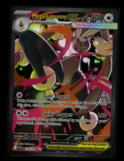 Mega Lopunny EX 128/094 Me02: Phantasmal Flames Holo NM - Image 1