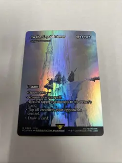 To The Crystal Tower Cryptic Command Foil Card #0029 MTG LP - Image 1