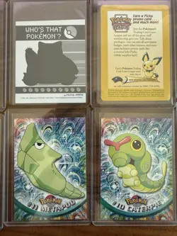 Topps Pokemon Topps Series 1 TV Animation 10-Card Lot 2000 Oddish+ - Image 3