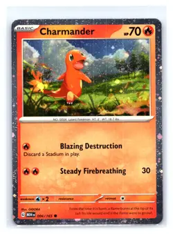 Pokemon Miscellaneous Cards & Products #004/165 Charmander Promo tcg - Image 1