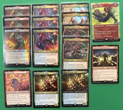 MTG Spiderman 15 Rare Card Lot - Electro Green Goblin Punk Foil Extended Art - Image 2
