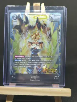 Dragon Ball Super Card Game Vegito FS09-16 SR Legends Art Fusion World - Image 1