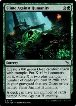 MTG Slime Against Humanity FOIL NM C 177 Murders at Karlov Manor - Image 1