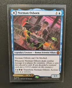 Magic The Gathering Marvel’s Spider Man Norman Osborn Mythic Regular #39 NM - Image 1