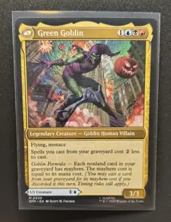 Magic The Gathering Marvel’s Spider Man Norman Osborn Mythic Regular #39 NM - Image 2