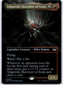 Valgavoth, Harrower of Souls Extended Art FOIL NM MTG - Image 1