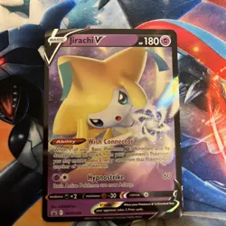 Pokemon TCG Jirachi V SWSH299 Jumbo/standard Exclusive Promo 2 Card Lot - Image 2