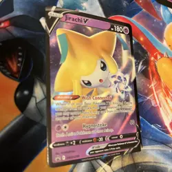 Pokemon TCG Jirachi V SWSH299 Jumbo/standard Exclusive Promo 2 Card Lot - Image 3