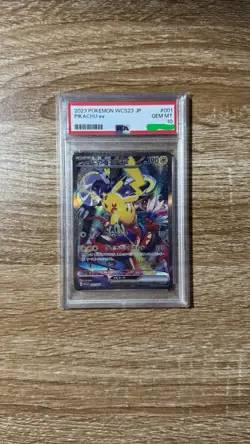 Pikachu Ex PSA 10 001/030 Promo WCS23 World 2023 Yokohama Card Pokemon Japanese - Image 3