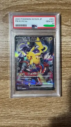 Pikachu Ex PSA 10 001/030 Promo WCS23 World 2023 Yokohama Card Pokemon Japanese - Image 4
