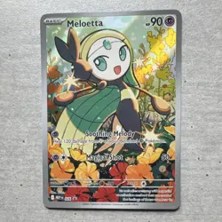 Pokemon TCG Meloetta 026 Me: Mega Evolution Promo Holo English Basic HP 90 - Image 1