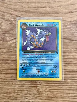 Pokemon TCG Dark Gyarados Team Rocket 25/82 Regular Rare HP. - Image 1